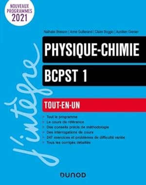 Bild des Verkufers fr physique-chimie ; BCPST 1re anne ; tout-en-un zum Verkauf von Chapitre.com : livres et presse ancienne