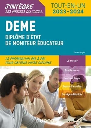 DEME : diplôme d'Etat de moniteur éducateur ; tout-en-un (édition 2023/2024)