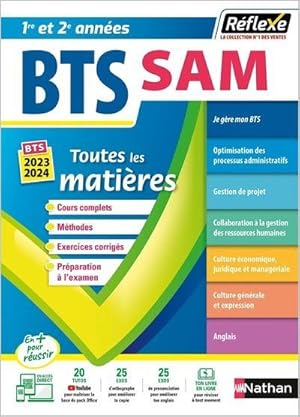 REFLEXE BTS Tome 9 : support à l'action managériale ; toutes les matières ; 1re et 2e années (édi...