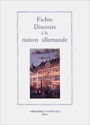 Image du vendeur pour Discours  la nation allemande mis en vente par Chapitre.com : livres et presse ancienne