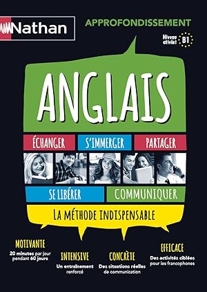 anglais ; approfondissement ; niveau atteint B1 (édition 2016)