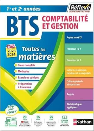 BTS comptabilité et gestion ; toutes les matières ; 1re et 2e années (édition 2023/2024)