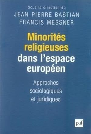 Image du vendeur pour Minorits religieuses dans l'espace europen mis en vente par Chapitre.com : livres et presse ancienne