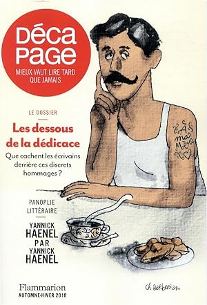 revue décapage n.59 : les dessous de la dédicace ; que cachent les écrivains derrière ces discret...