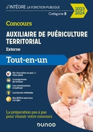 concours auxiliaire de puériculture territorial ; tout-en-un (édition 2023/2024)
