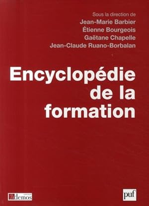 Bild des Verkufers fr Encyclopdie de la formation zum Verkauf von Chapitre.com : livres et presse ancienne