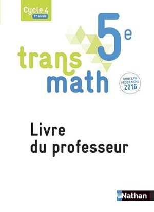 5ème ; livre du professeur (édition 2016)