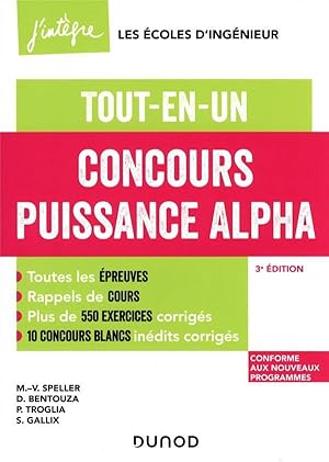 Image du vendeur pour concours Puissance Alpha ; tout-en-un (3e dition) mis en vente par Chapitre.com : livres et presse ancienne