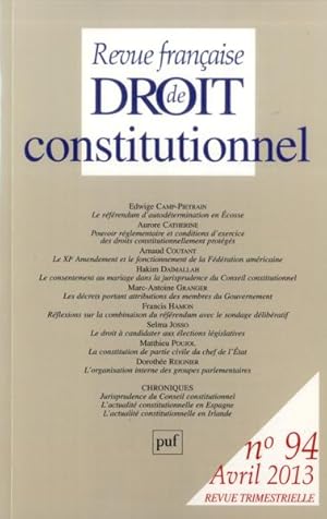 Revue française de droit constitutionnel n.94