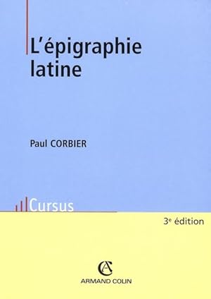 épigraphie latine (2e édition)