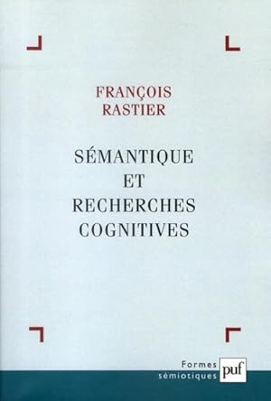 Seller image for Smantique et recherches cognitives for sale by Chapitre.com : livres et presse ancienne