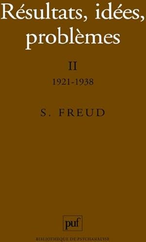 resultats, idees, problemes. tome ii : 1921-1938