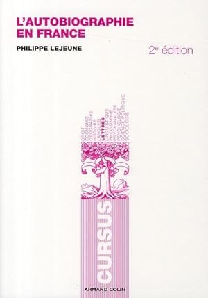 Imagen del vendedor de l'autobiographie en France (2e dition) a la venta por Chapitre.com : livres et presse ancienne