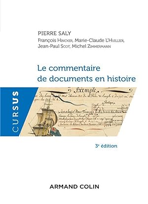 Bild des Verkufers fr le commentaire de documents en histoire (3e dition) zum Verkauf von Chapitre.com : livres et presse ancienne