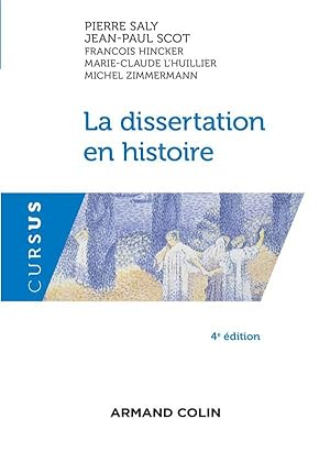 Image du vendeur pour la dissertation en histoire mis en vente par Chapitre.com : livres et presse ancienne