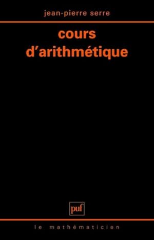 Image du vendeur pour cours d arithmetique mis en vente par Chapitre.com : livres et presse ancienne