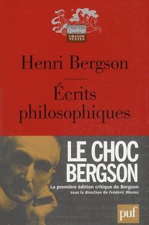 Image du vendeur pour crits philosophiques mis en vente par Chapitre.com : livres et presse ancienne