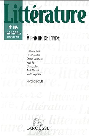 littérature n.184 : 4/2016