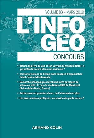 l'information géographique n.1/2019 : concours