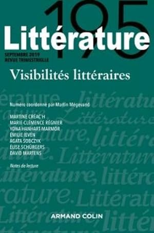 littérature n.195 : visibilités littéraires