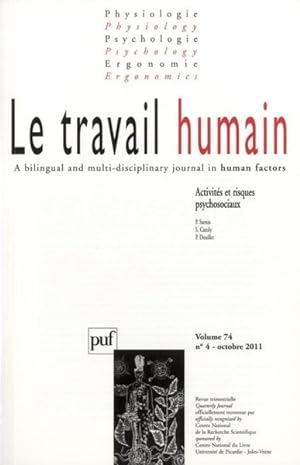 REVUE LE TRAVAIL HUMAIN N.74/4 (édition 2011)