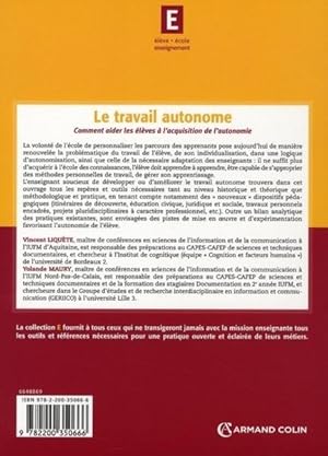 Le travail autonome