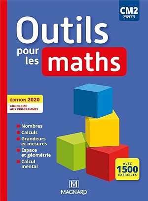 Outils pour les maths : CM2 cycle 3 ; manuel de l'élève (édition 2020)