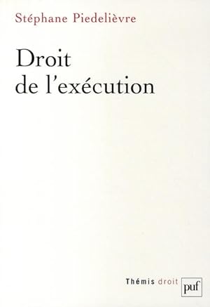 Droit de l'exécution