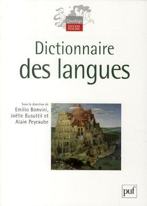 Bild des Verkufers fr Dictionnaire des langues zum Verkauf von Chapitre.com : livres et presse ancienne