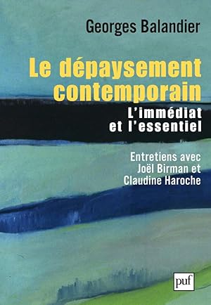 Image du vendeur pour Le dpaysement contemporain mis en vente par Chapitre.com : livres et presse ancienne