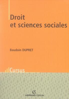 Seller image for Droit et sciences sociales for sale by Chapitre.com : livres et presse ancienne