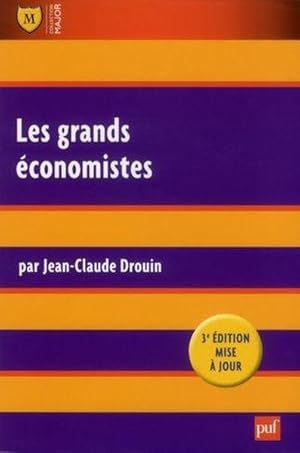 les grands économistes (3e édition)