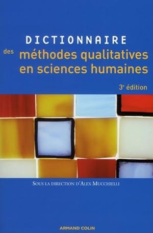 Dictionnaire des méthodes qualitatives en sciences humaines et sociales