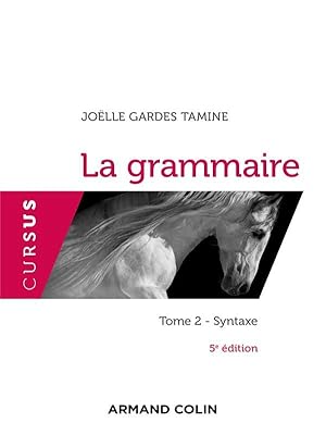 la grammaire ; syntaxe