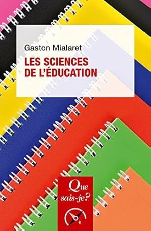 les sciences de l'éducation