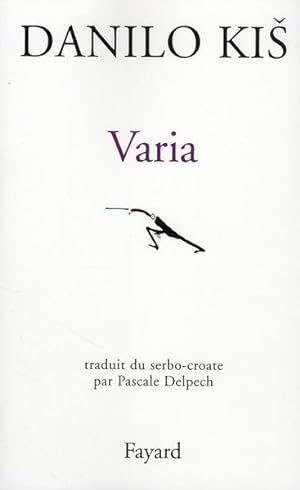 Imagen del vendedor de Varia a la venta por Chapitre.com : livres et presse ancienne