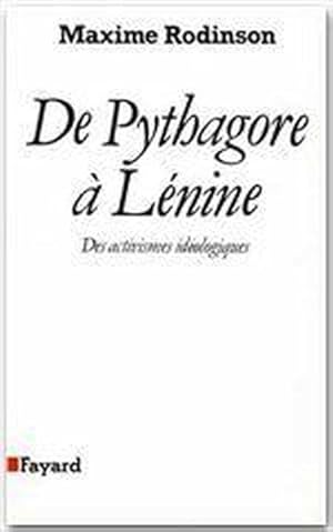 Image du vendeur pour De Pythagore  Lnine mis en vente par Chapitre.com : livres et presse ancienne