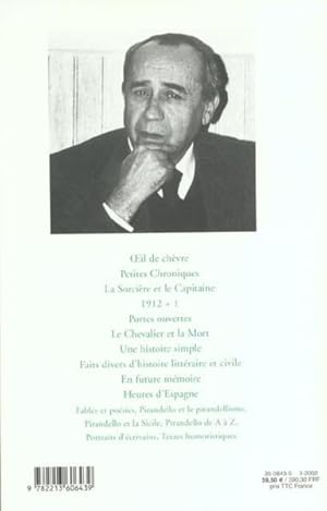 Oeuvres complètes / Leonardo Sciscia. 3. Oeuvres complètes. 1984-1989. Volume : III