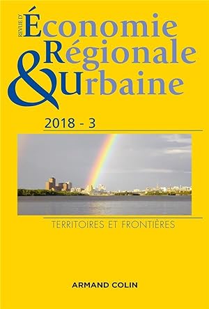 Revue d'économie régionale et urbaine n.3 : territoires et frontières