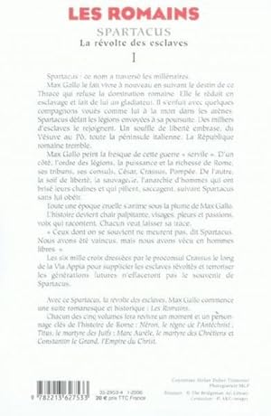 Imagen del vendedor de Spartacus a la venta por Chapitre.com : livres et presse ancienne