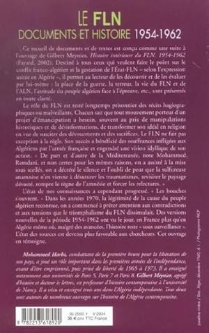 Image du vendeur pour Le FLN, documents et histoire mis en vente par Chapitre.com : livres et presse ancienne