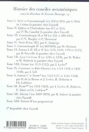 Histoire des conciles oecuméniques. 8. Le concile de Vienne, 1311