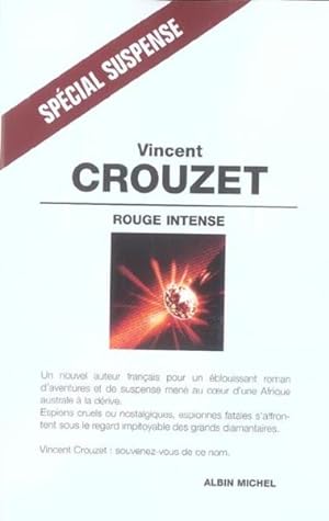 Immagine del venditore per Rouge intense venduto da Chapitre.com : livres et presse ancienne