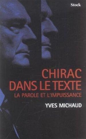 Chirac dans le texte