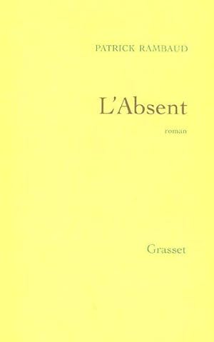 Image du vendeur pour L'absent mis en vente par Chapitre.com : livres et presse ancienne