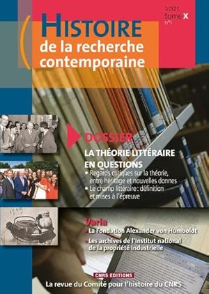 Histoire de la recherche contemporaine - Tome X - N° 01