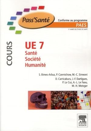 santé, société, humanité ; U.E. 7 ; cours