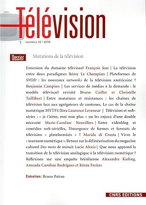 TELEVISION N.10 ; mutations de la télévision