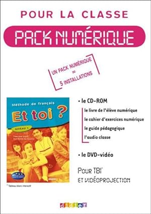 Et Toi Niveau 1 - Pack Numerique 5 Licences - Cd Rom + Dvd