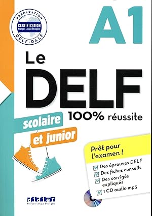 le DELF - 100% réussite : FLE ; A1 ; livre + MP3